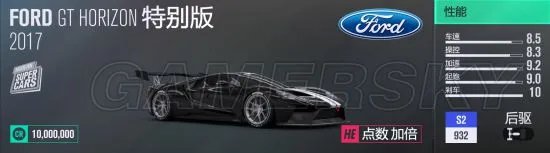 《极限竞速地平线3》全特别版HE车辆图鉴
