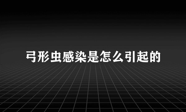 弓形虫感染是怎么引起的