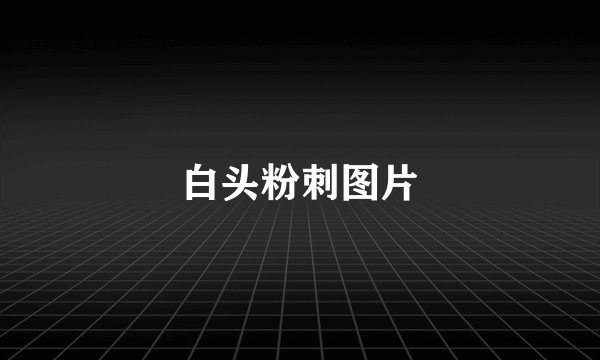 白头粉刺图片