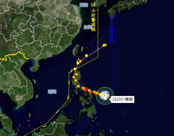 2020年第1号台风黄蜂生成最新消息 “黄蜂”未来会来我国吗?