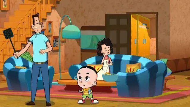 大头儿子的真名叫头太元,他们一家三口叫什么?
