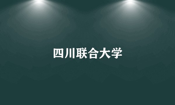 四川联合大学