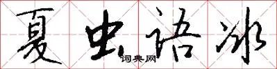 夏虫语冰