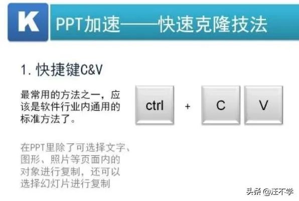 专业PPT制作必须学会的快速复制技巧？