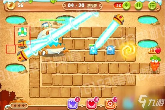 《保卫萝卜2》第80关怎么过 第80关速通图文教程攻略