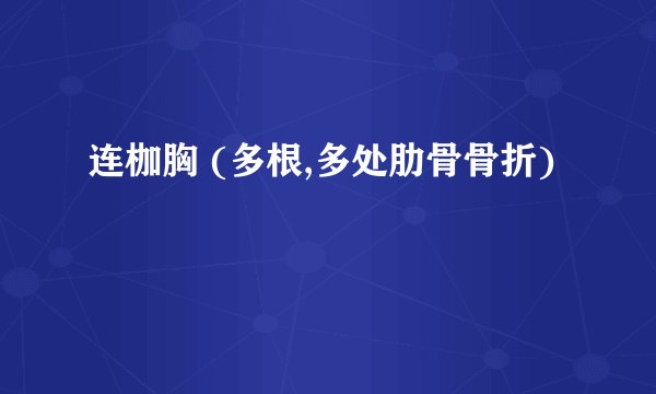 连枷胸 (多根,多处肋骨骨折)