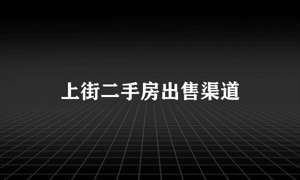上街二手房出售渠道
