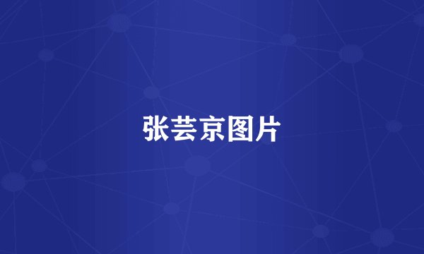 张芸京图片