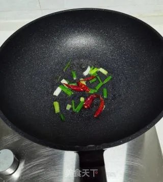 青菜炒蘑菇