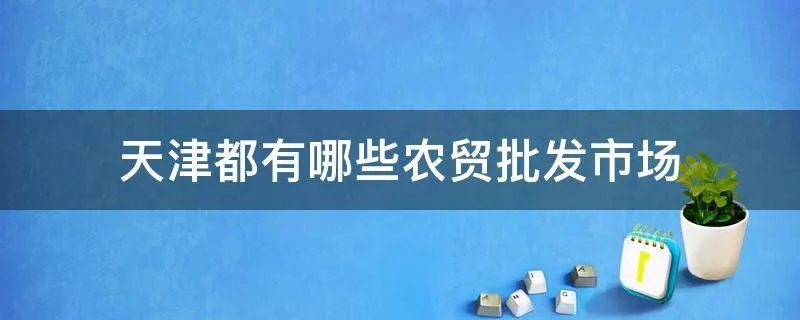 天津都有哪些农贸批发市场