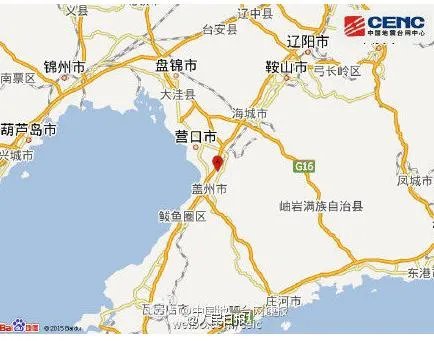 营口市地震局的地理位置