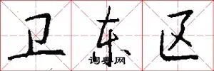 卫东区