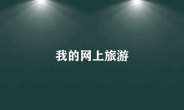 我的网上旅游