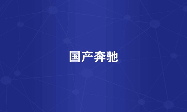 国产奔驰