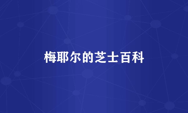 梅耶尔的芝士百科