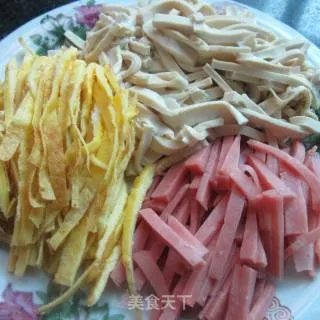 凉拌三丝