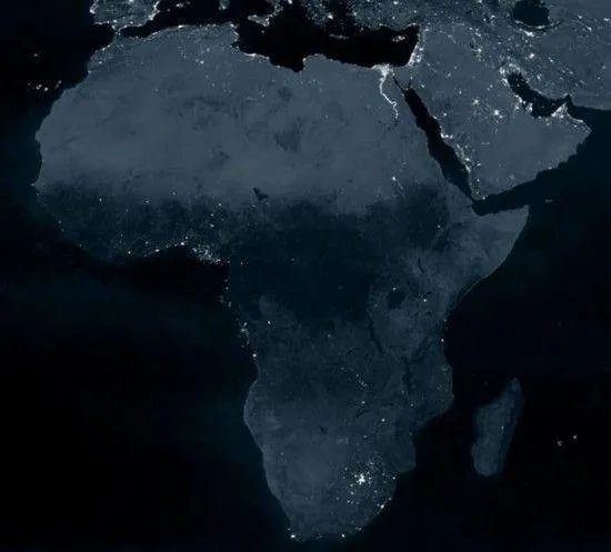中国夜景卫星图
